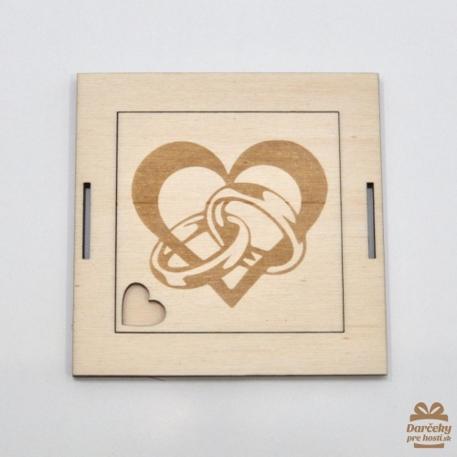 Svadobná obálka na darovanie peňazí