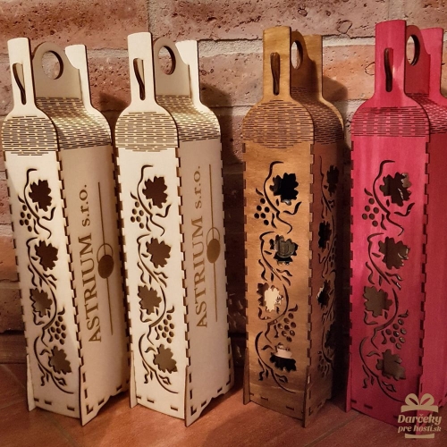 Drevená krabička na víno