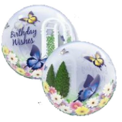 Q Bubbles Birthday Butterflies