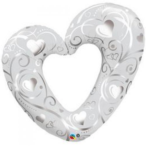 Q Hearts & Filigree Pearl