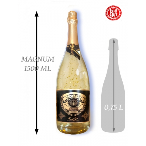 1,5  L Gold Cuvee šumivé víno so zlatom Najlepší hasič
