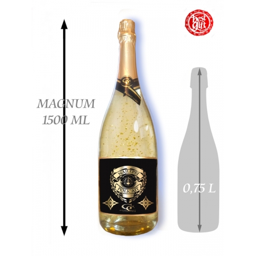 1,5  L Gold Cuvee šumivé zlatom  Najlepší policajt