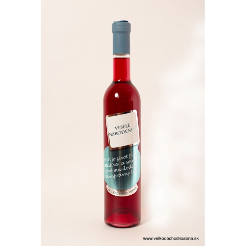 Darčekové víno - Veselé narodeniny