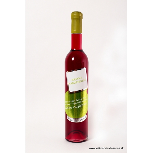 Darčekové víno -  Krásne narodeniny