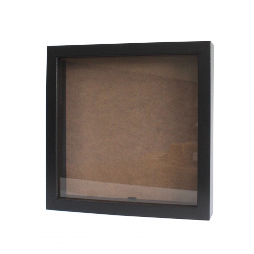 Hlboký Rám - Štvorec 25 x 25cm Čierny
