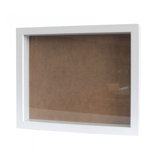 Hlboký Rám - Portrét 25 x 30cm Biely