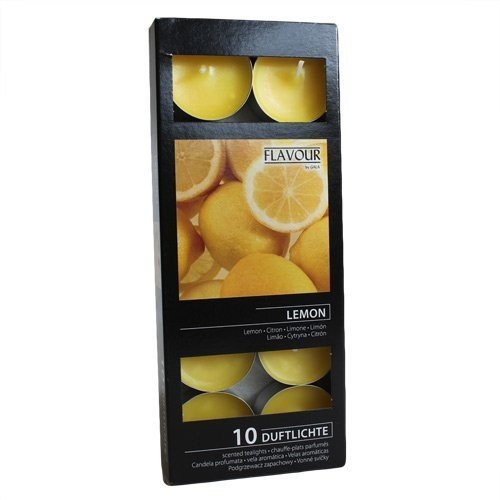 15x Vonné Čajové Sviečky - Citrón 10ks v balení