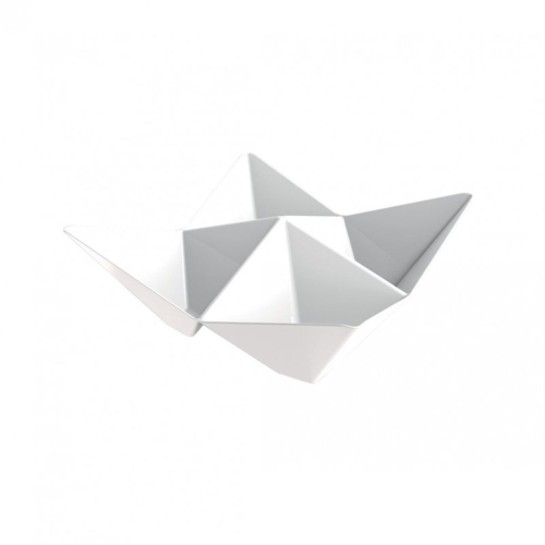 Plastová miska na Finger Food Origami, 103x103mm - Gold Plast