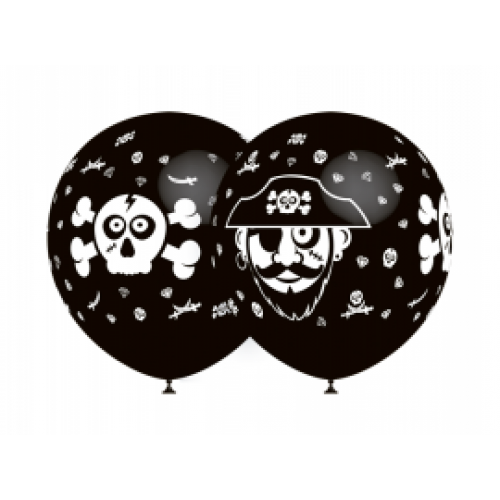 Balón Pirát čierny