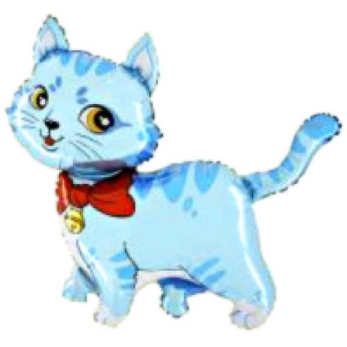 Balónik Cicuška modrá - 35cm