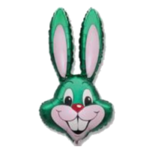 Balón Zajačik zelený - 35cm