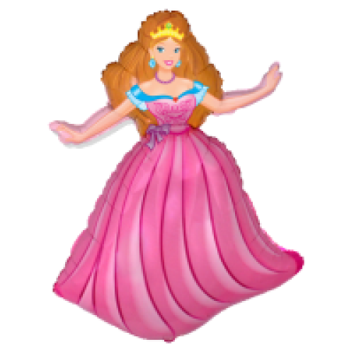 Balón Princezná ružová 71-91 cm héliový