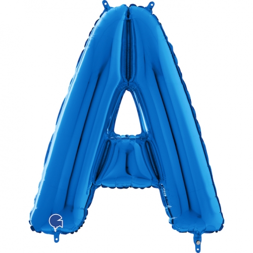 Balón písmeno A modré 66 cm