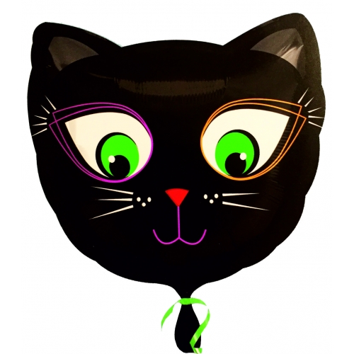 Balón Mačka čierna hlava