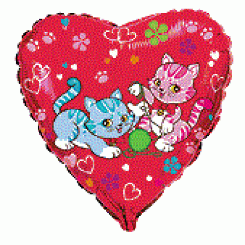 Balón Mačky s klbkom