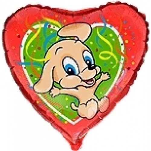 Balón Pes s konfetami