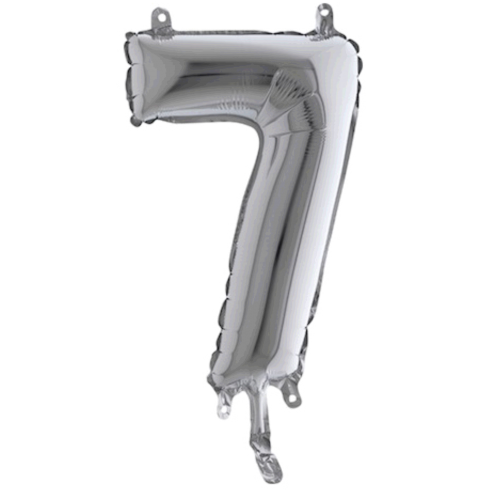 Balón číslo 7 strieborné 35 cm