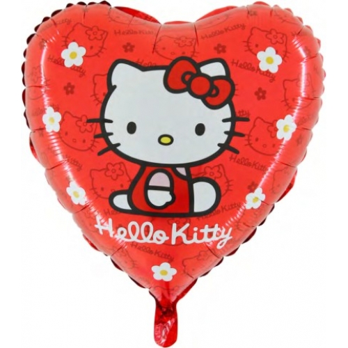 Balón Hello Kitty červený