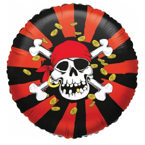 Balón Pirát lebka