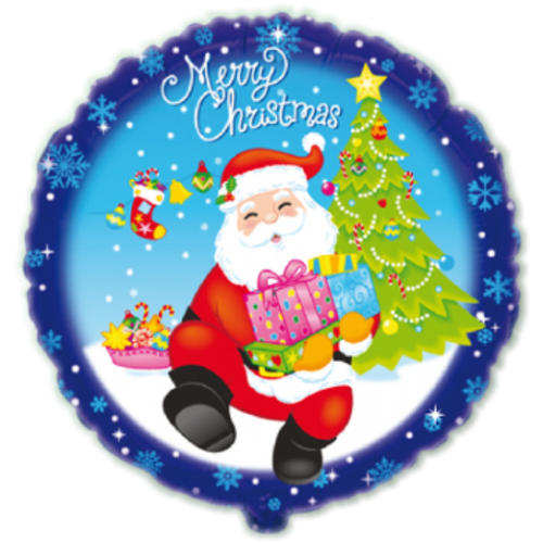 Baĺón Kruh Santa s darčekmi