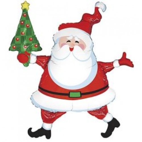 Balón Santa so stromčekom