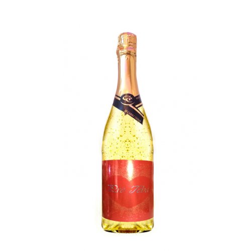 Gold Cuvee šumivé so zlatom Valentín