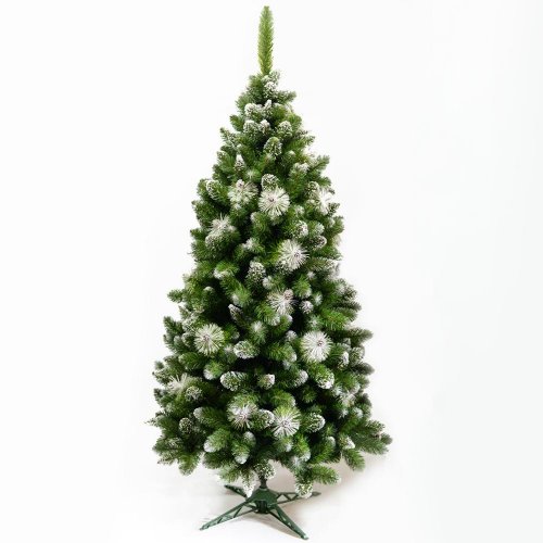 Vian strom biely gh12 s chocholcami 150cm - Vianočné stromčeky