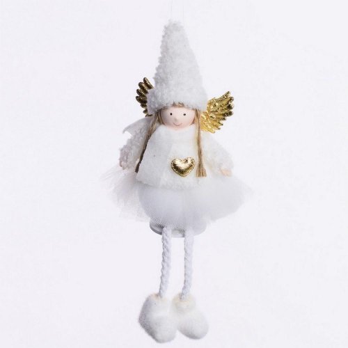 Anjelik visiace nohy 22cm biely