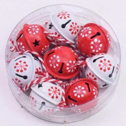 Rolničky červ+biele s/8 ?3cm