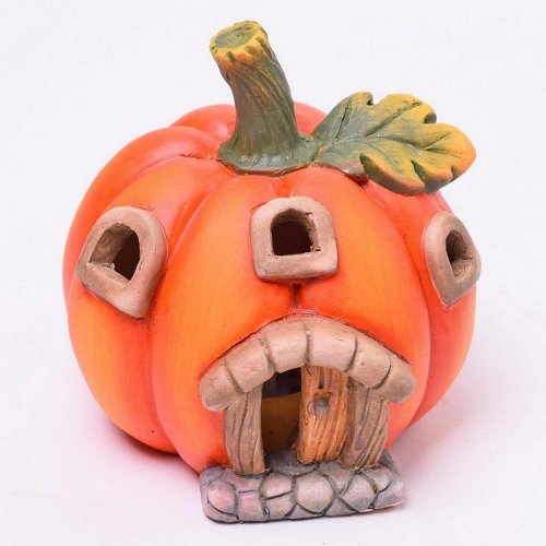 Domček tekvica keram. led 11.8*11*11.5cm