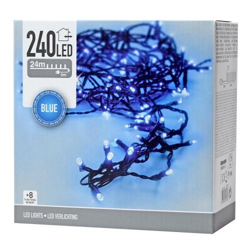Led reťaz vian. 240 modrá /ax8406640 - Vianočné osvetlenie