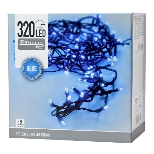 Led reťaz vian. 320 modrá /ax8406650 - Vianočné osvetlenie
