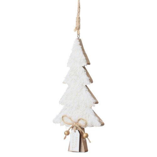 Záves strom drevo/textil bie 16*1*8cm