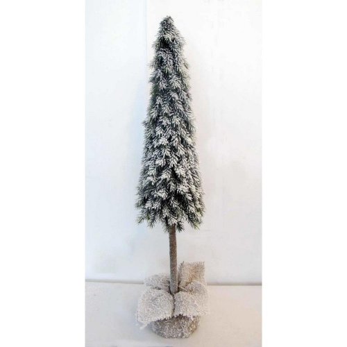 Umelý stromček osnež. v jute 78cm - Vianočné dekorácie