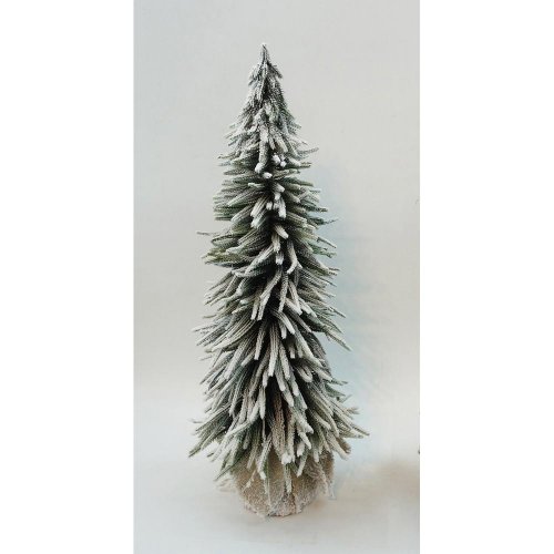 Umelý stromček osnež.v jute 77cm - Vianočné dekorácie
