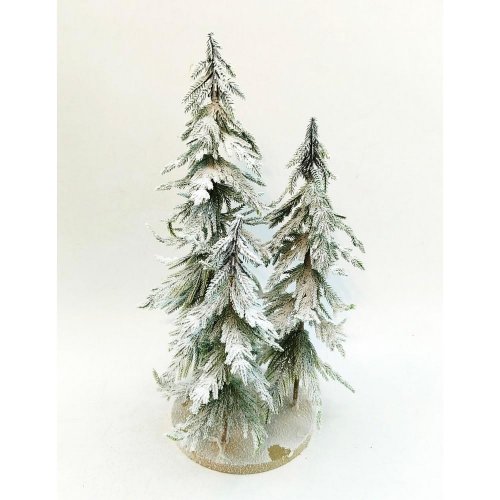 Umelé stromčeky na stojane osnež.  50cm - Vianočné dekorácie
