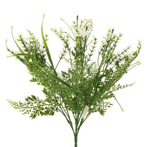 25flk020315  zápich rumora+biele kvietky 43cm