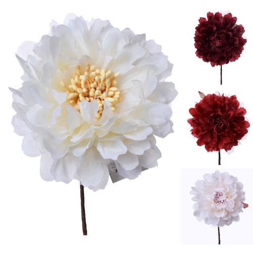 Ks hlava ruža na štipci 4f priem:7cm