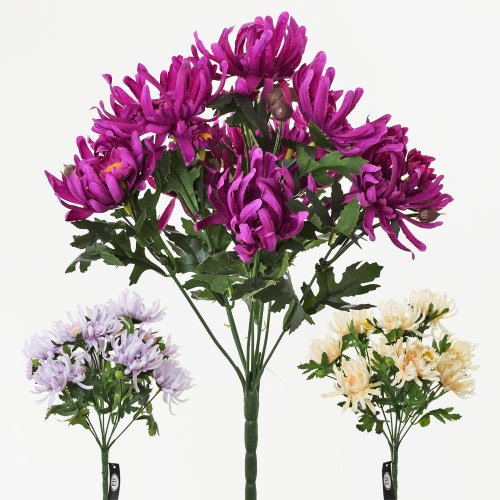 Kytica chryzantéma ks 36cm mix 3far. lila/cream/purpu.