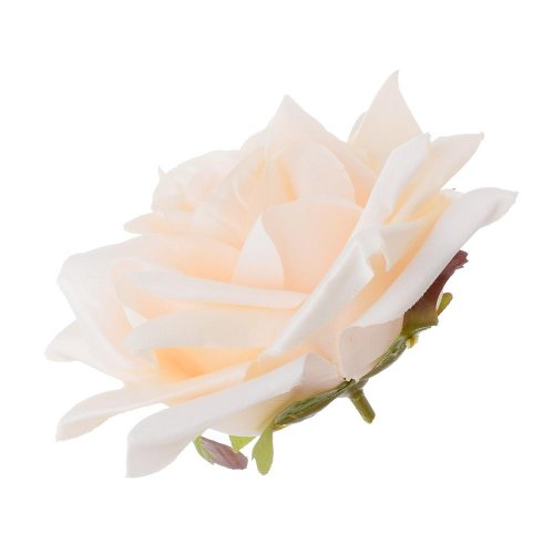 Hlava ruža krém 12cm bal:12ks