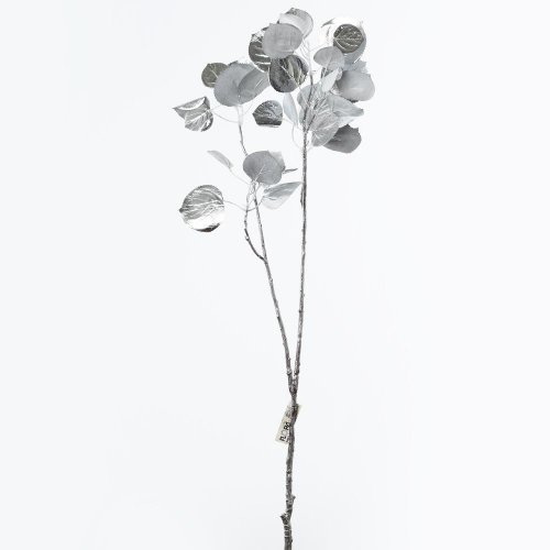 Konár listy strieborný 80cm