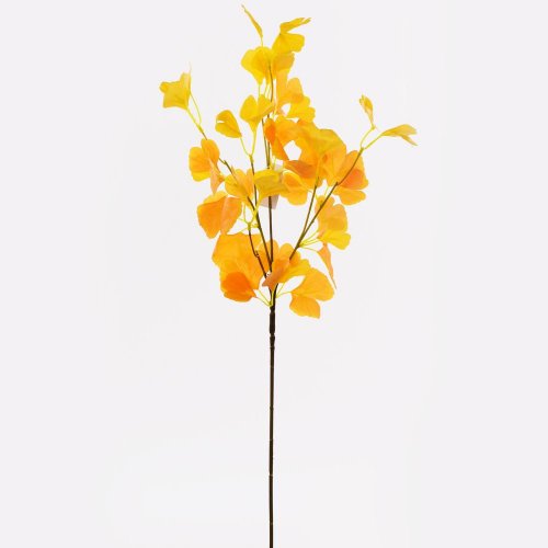 Konár ginko oranžový 76cm - Umelé kvety
