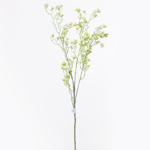 Konár kvietky biele 65cm