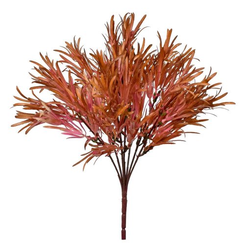 Zápich tráva oranžová 30cm