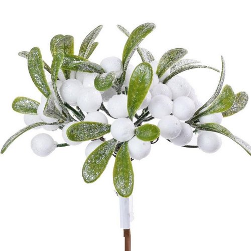 Vetv. plody biele 14cm - Umelé kvety