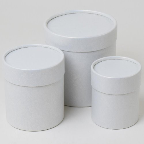 Darčeková krabička s/3 biela 8x10 - 13x14cm - Aranžérsky materiál