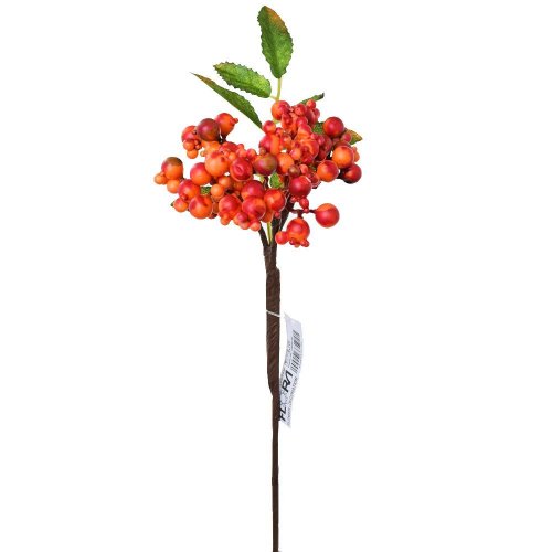 Zápich bobule oranžové 25cm - Umelé kvety