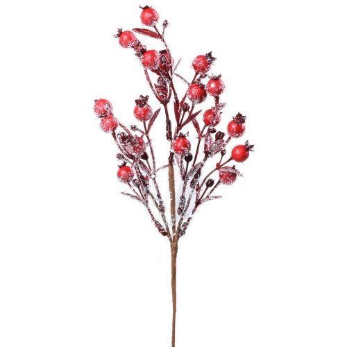 Konár bobule červ vačšie 35cm - Umelé kvety