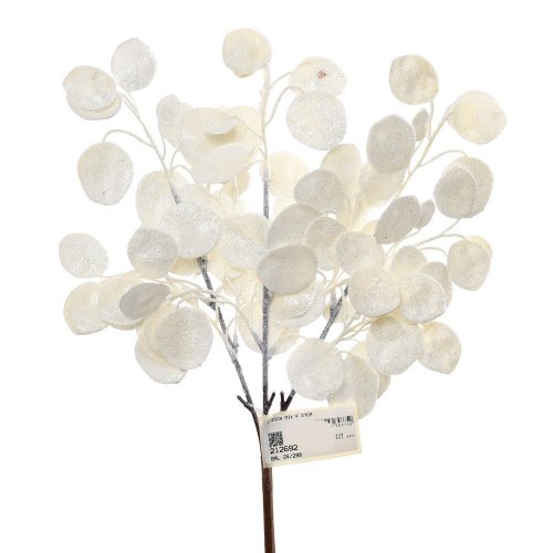 Zápich biely list 37cm