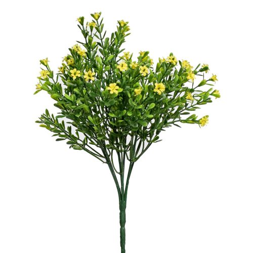 Zápich mini kvietok žltý 27cm